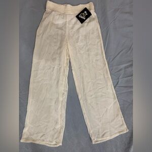 art class Cream Kids Overalls